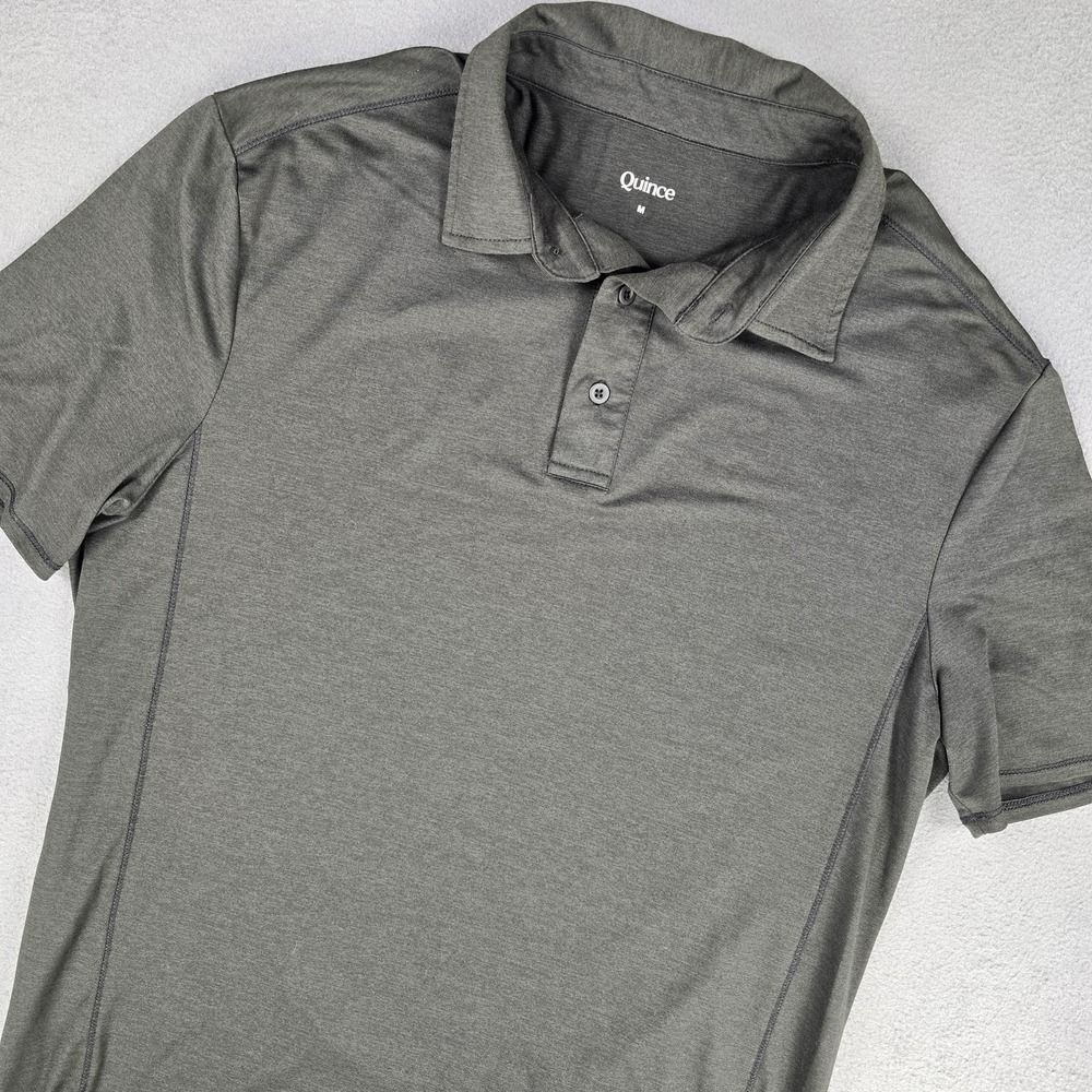 Quince Charcoal Polo Shirt
